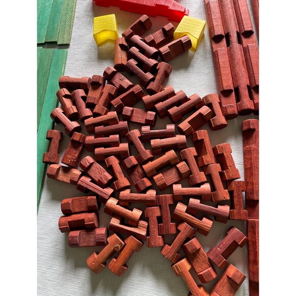 Vintage Lincoln Logs Frontierman Set Playskool 1974 Edition Original Box - Picture 14 of 16